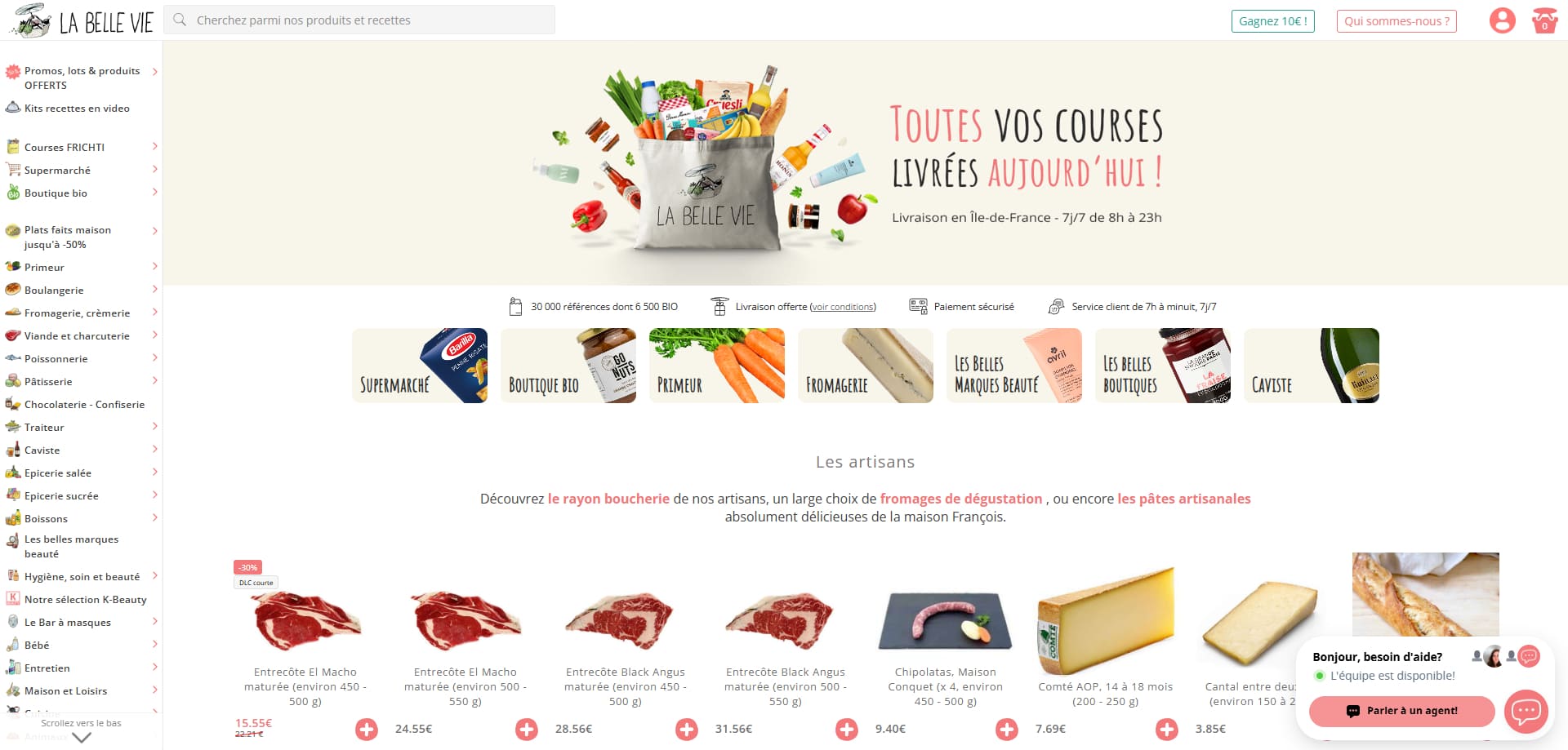 code promo La Belle Vie