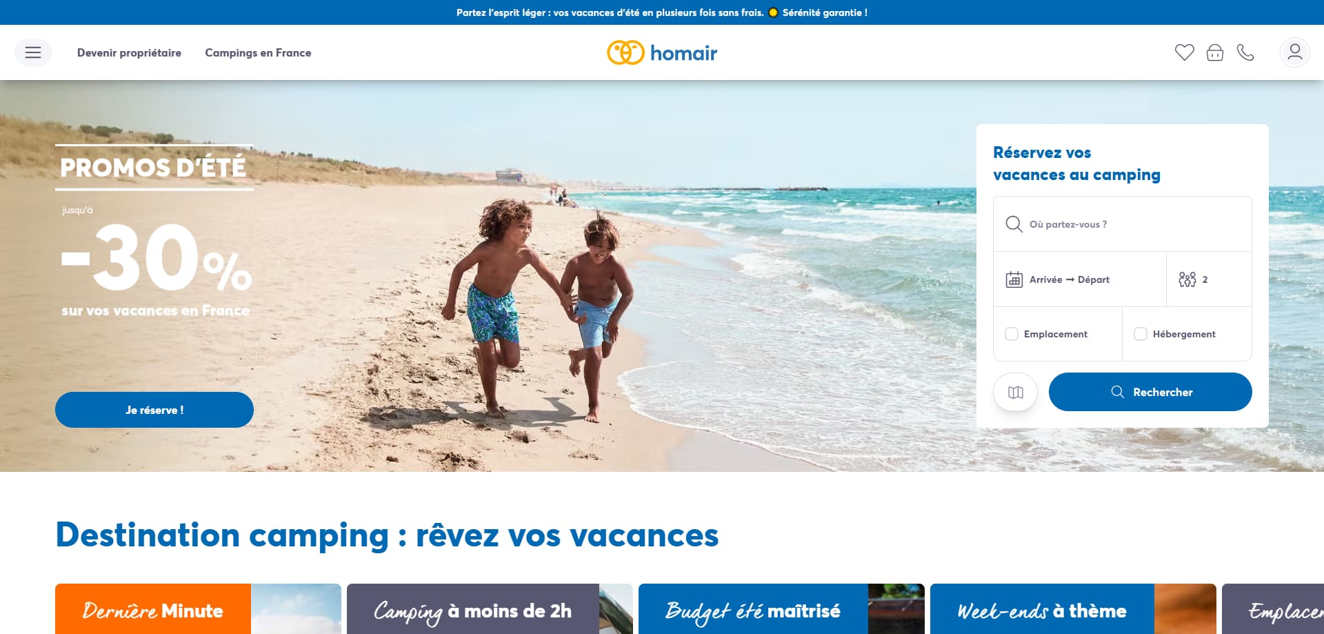 Homair Code de réduction
