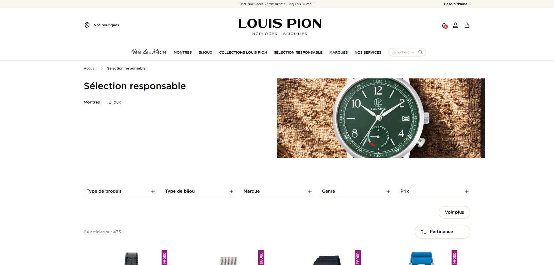 Louis Pion Code promo