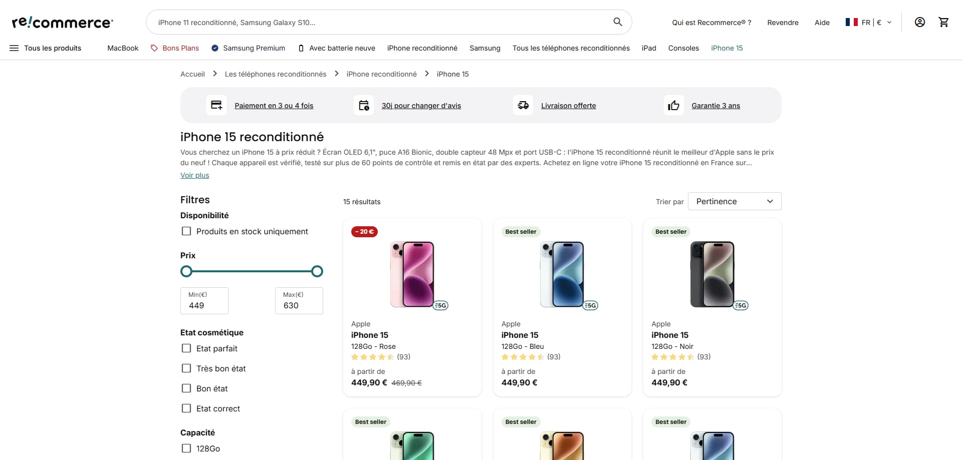 Recommerce Code promo