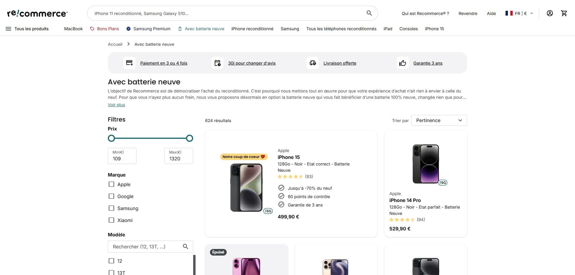 Recommerce Code promo