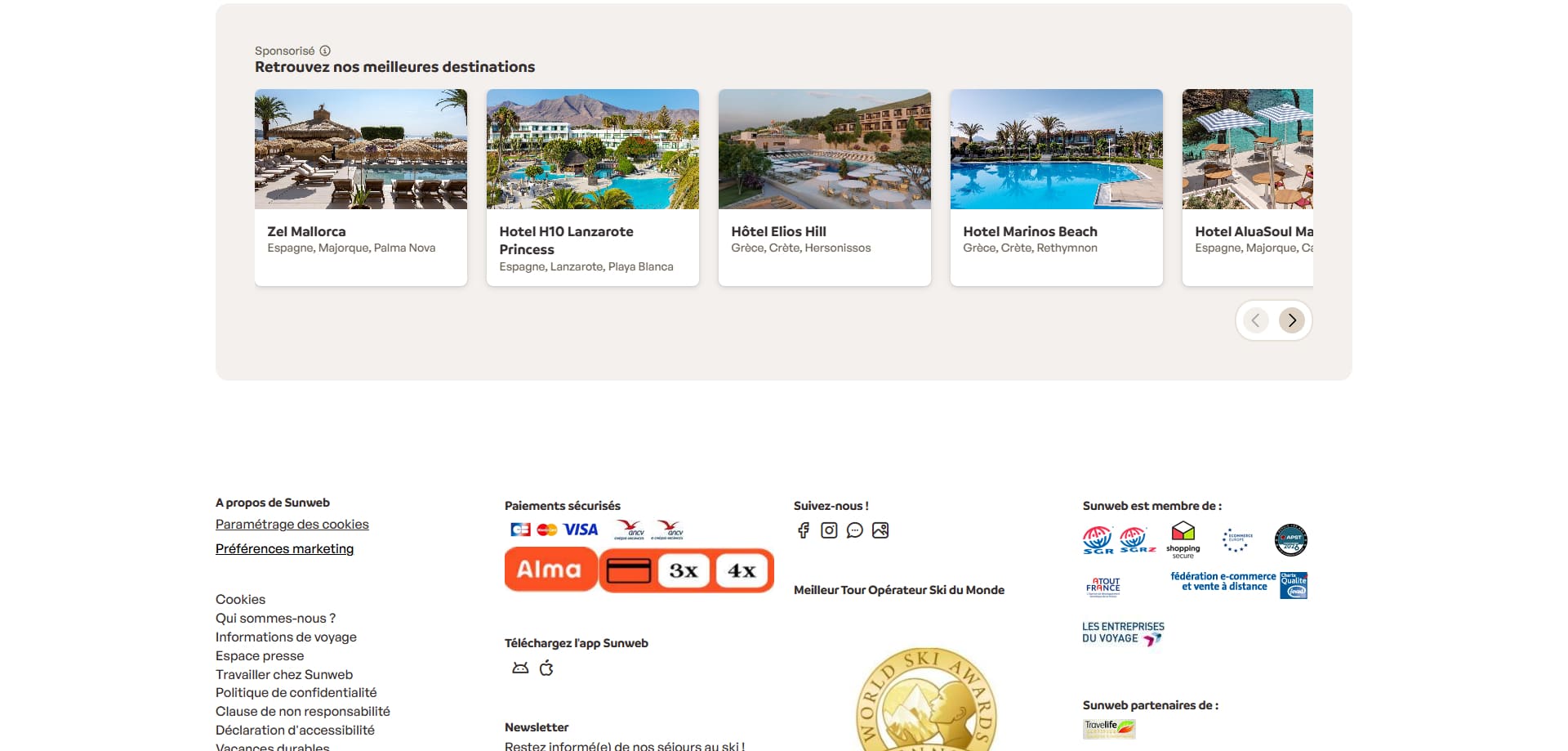 Sunweb coupons