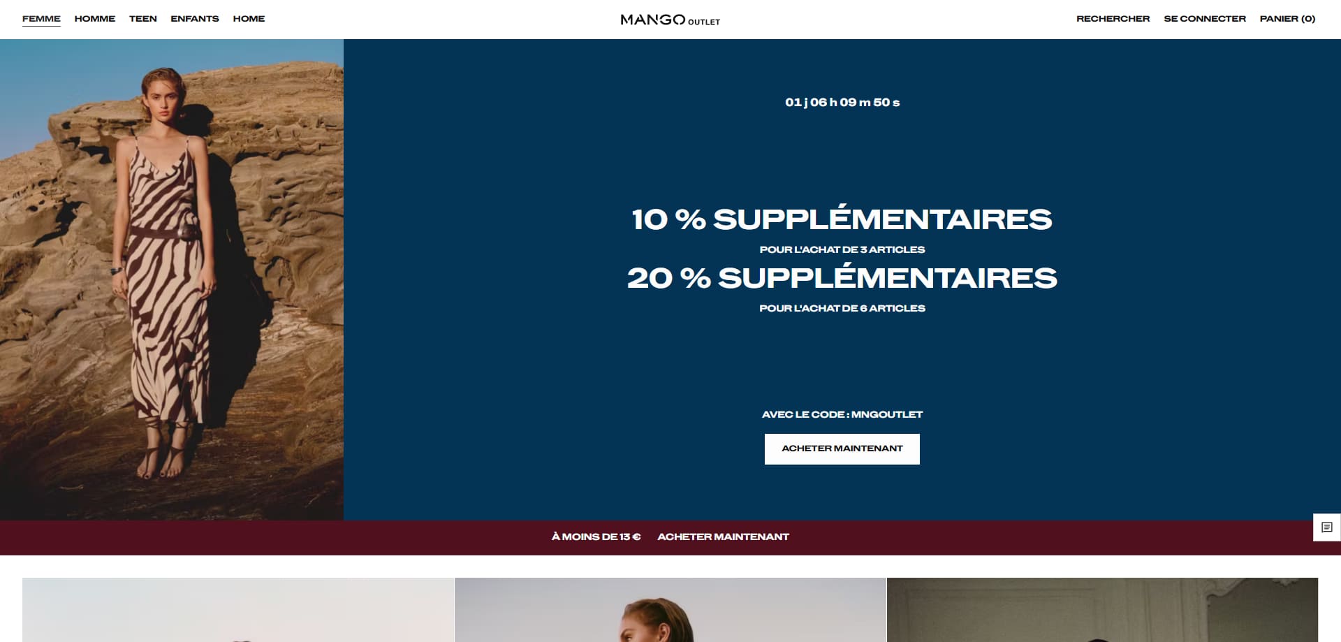 Mango Outlet Bon d'achat