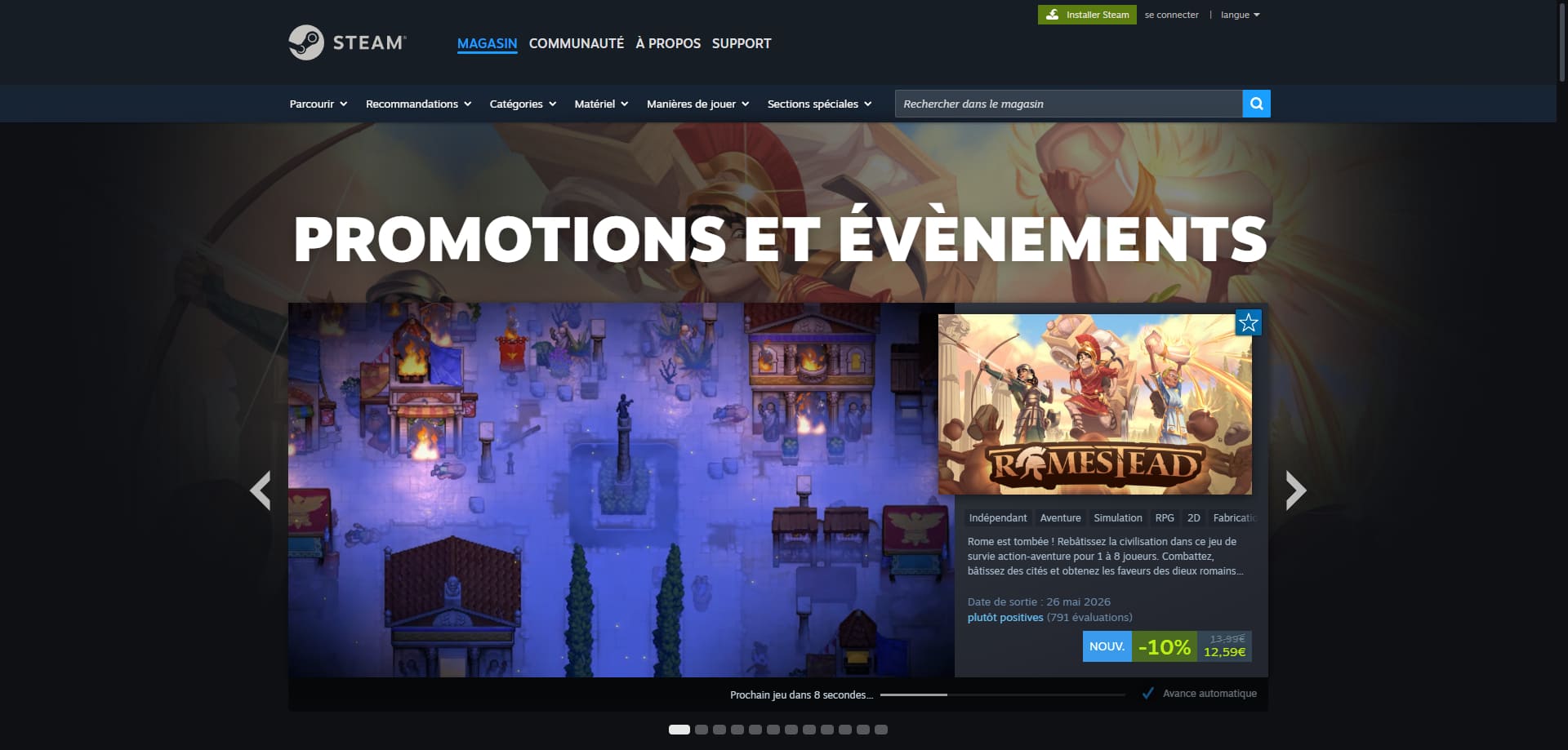 Steam Bon d'achat