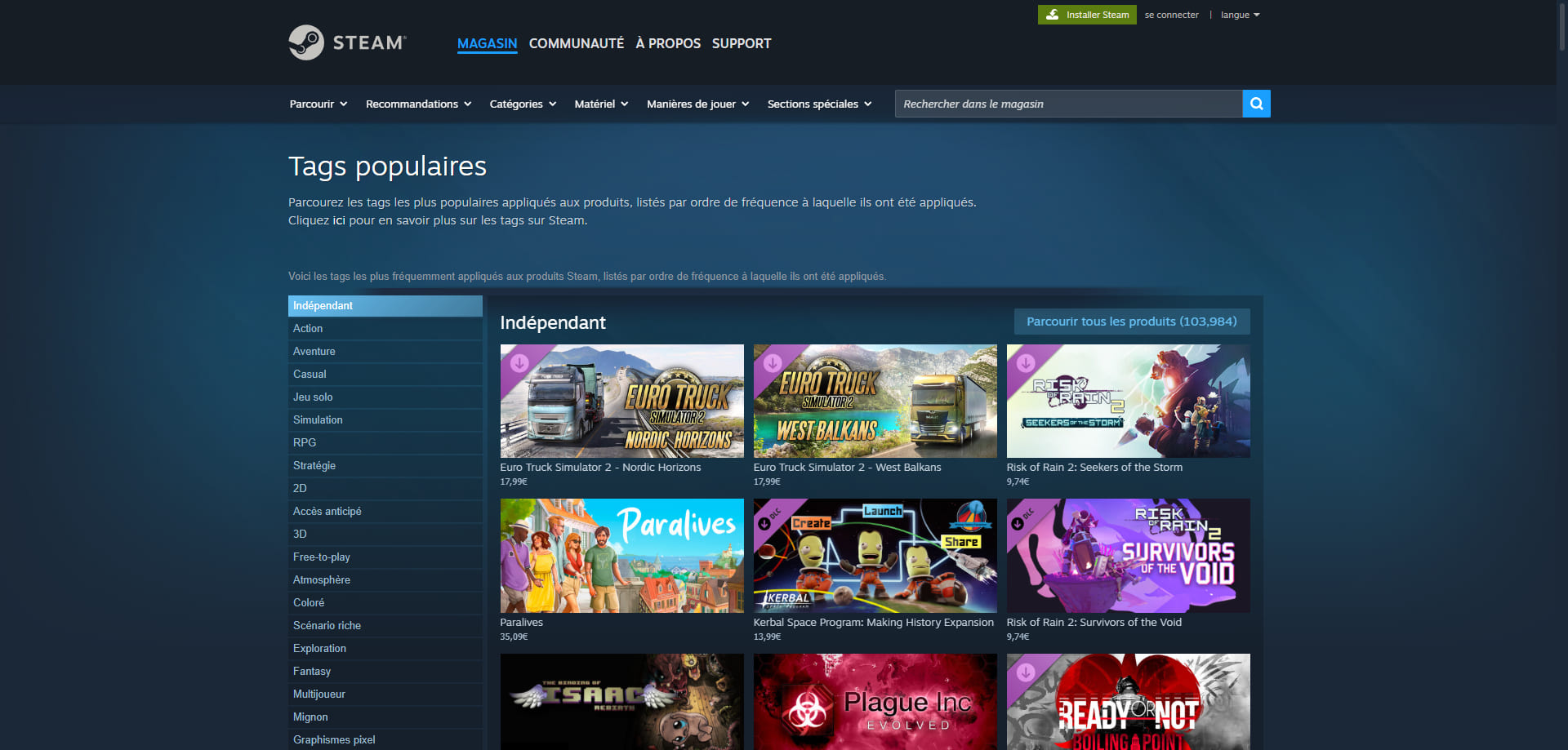 Steam Bons de réduction
