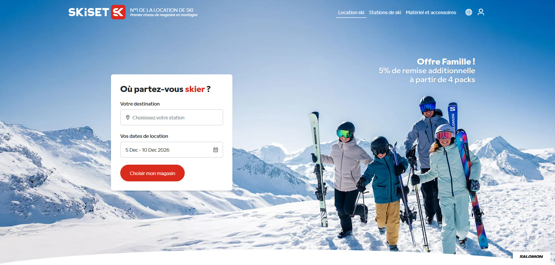 Skiset Code de réduction