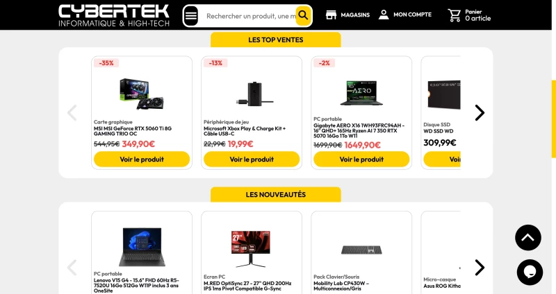code promo Cybertek