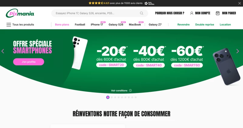code promo Pixmania