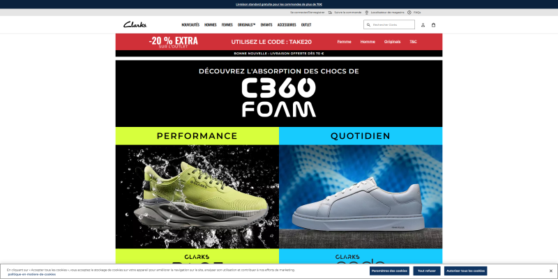 code promo Clarks