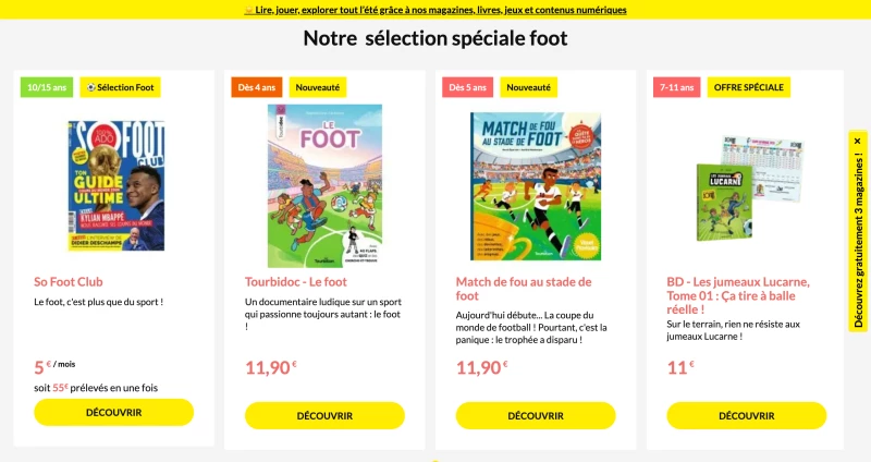 code promo Bayard Jeunesse