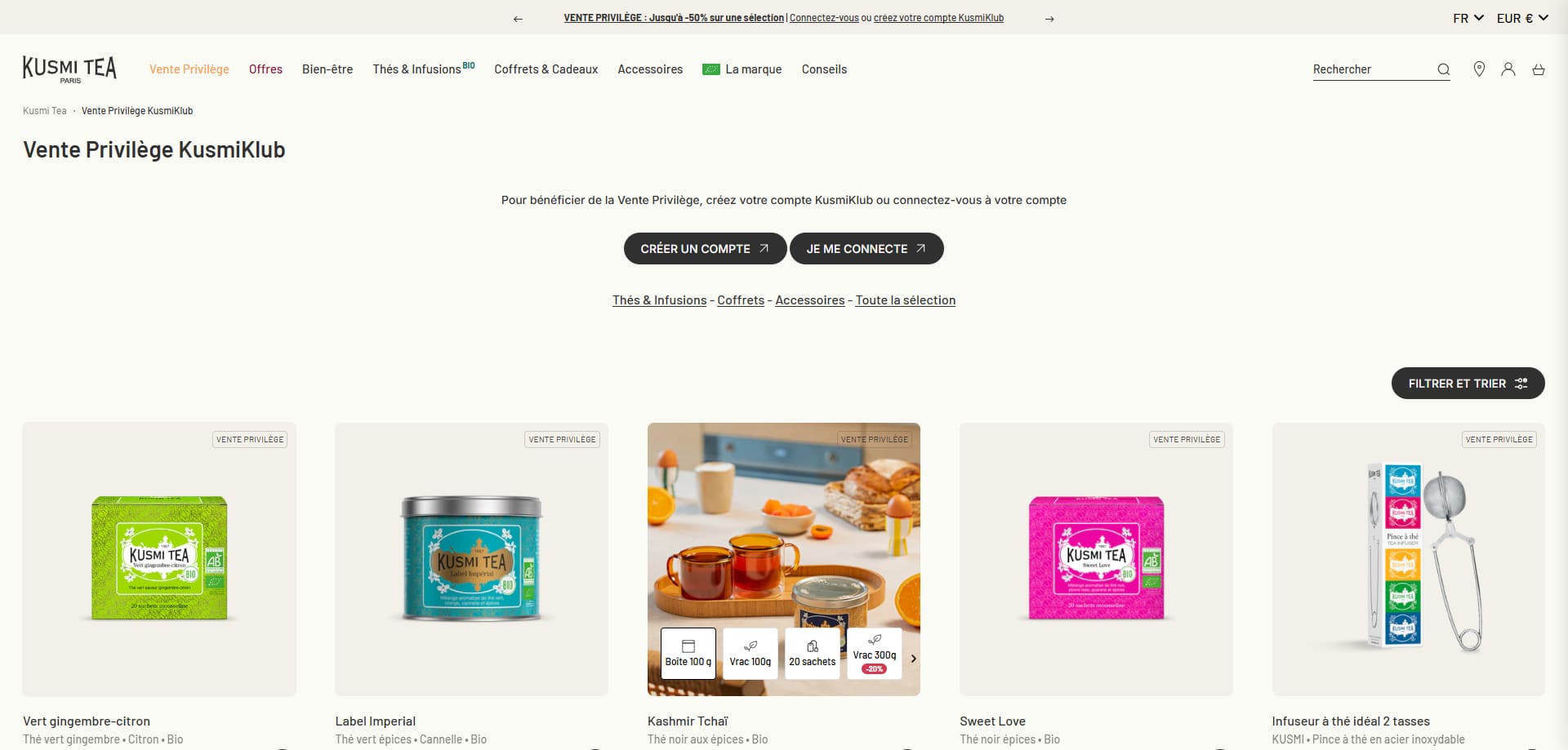Kusmi Tea coupons
