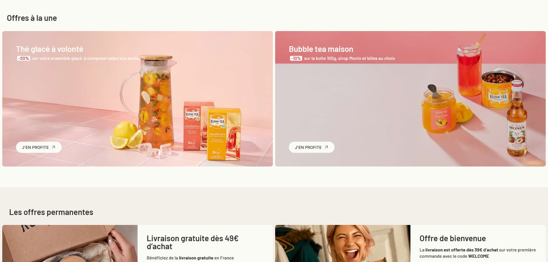 Kusmi Tea Code promo