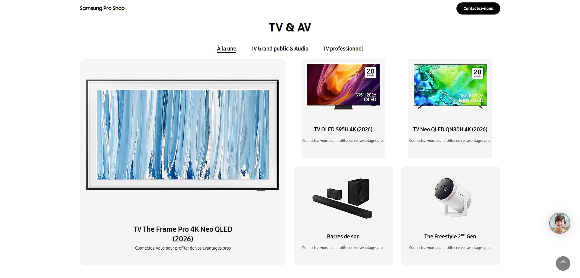 Samsung Pro Bon d'achat