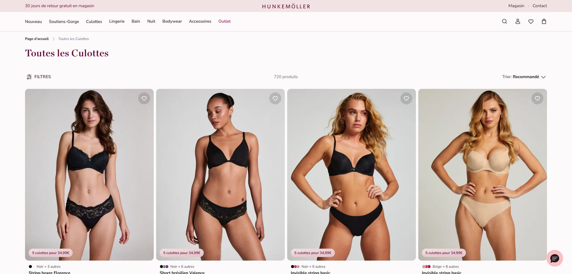 Hunkemoller Code promo