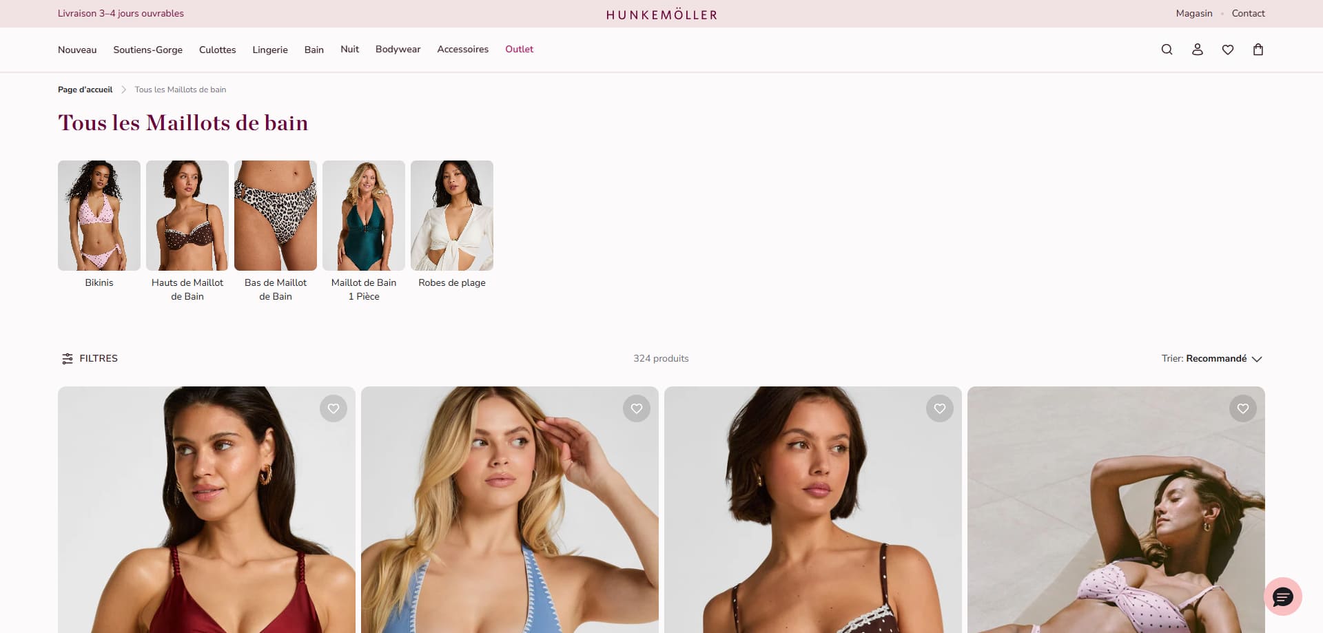 Hunkemoller Code de réduction