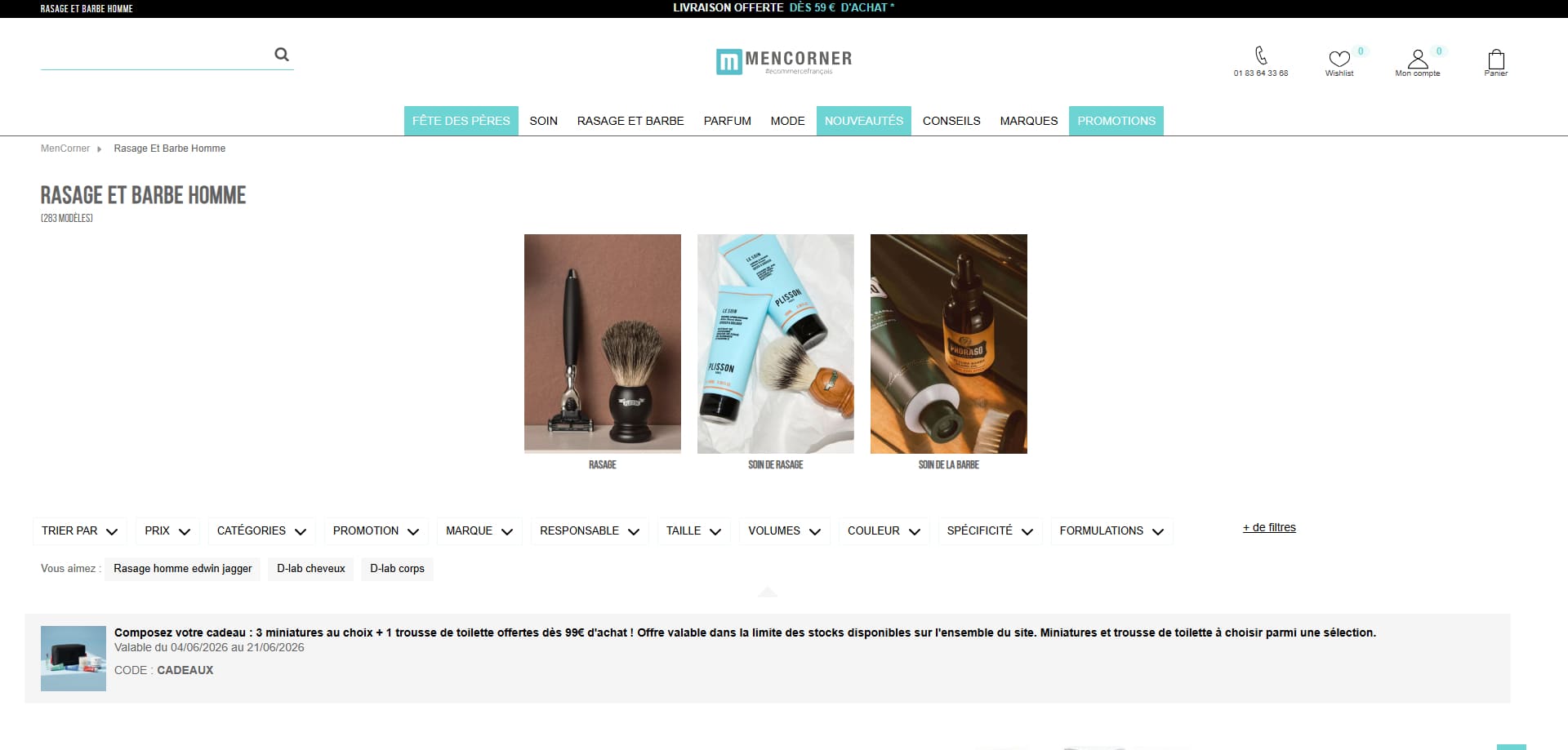 MenCorner Code promo