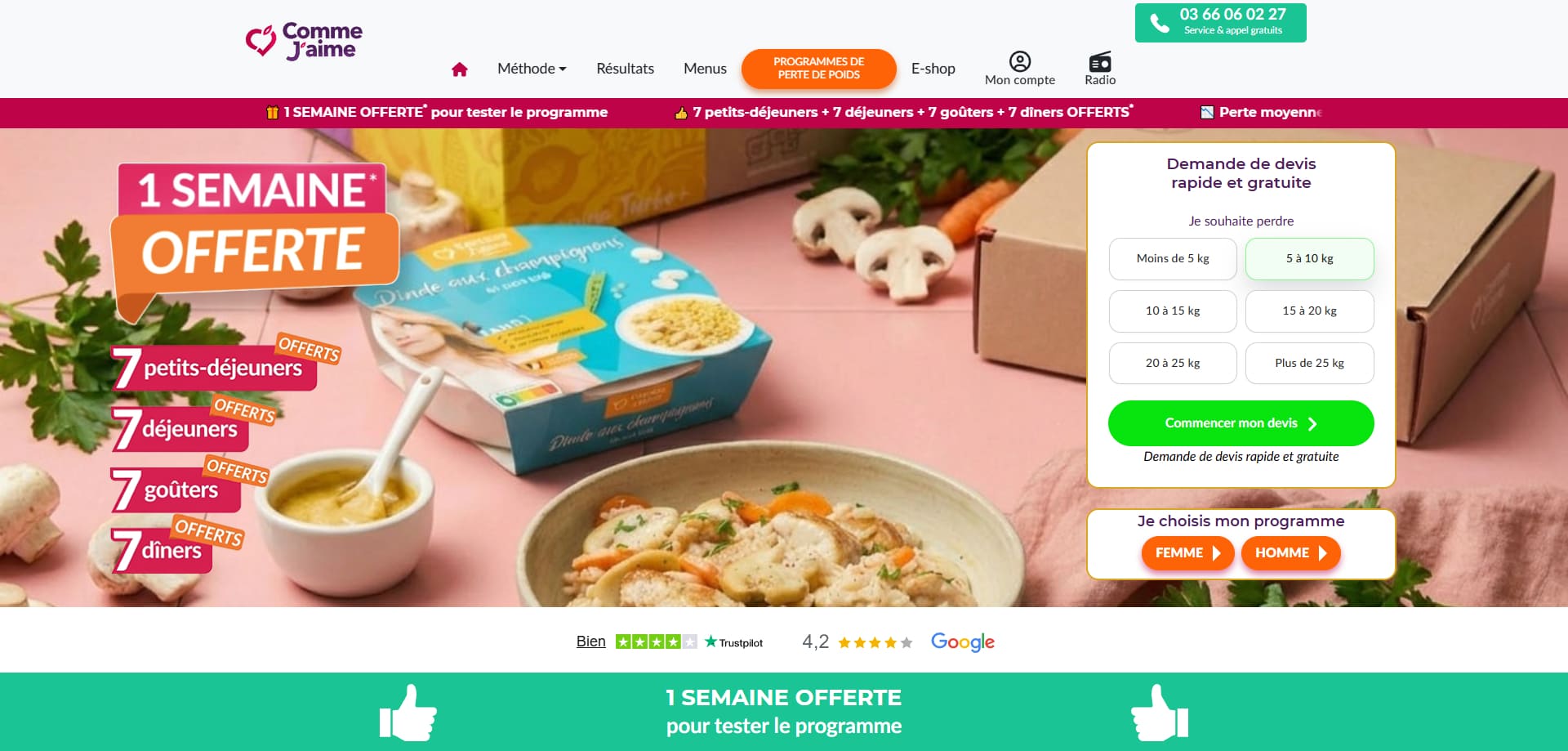 Comme J'aime Code de réduction