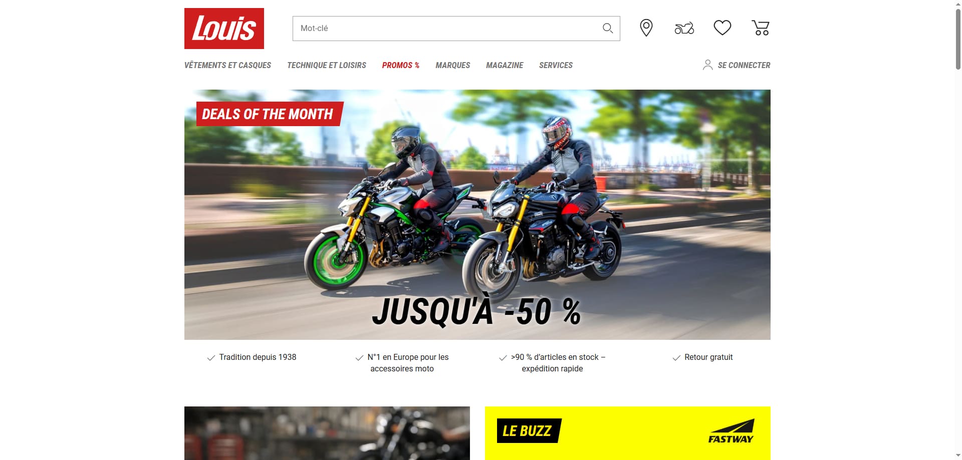 Louis Moto Code de réduction