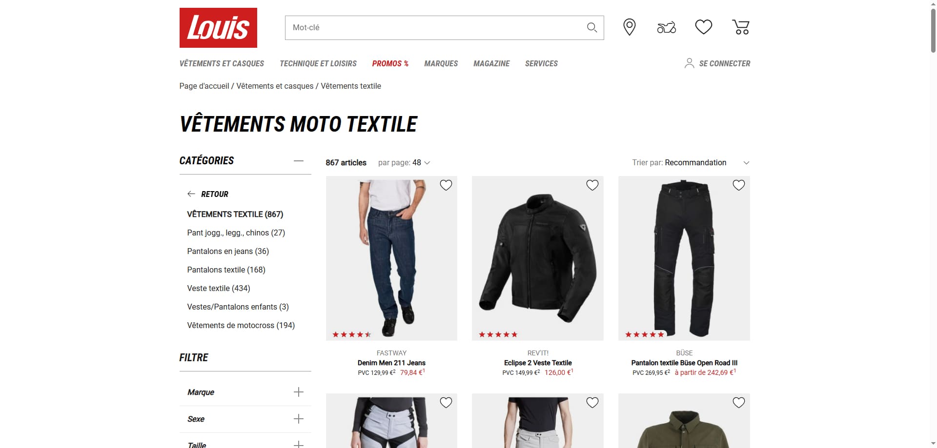 Louis Moto Bon d'achat
