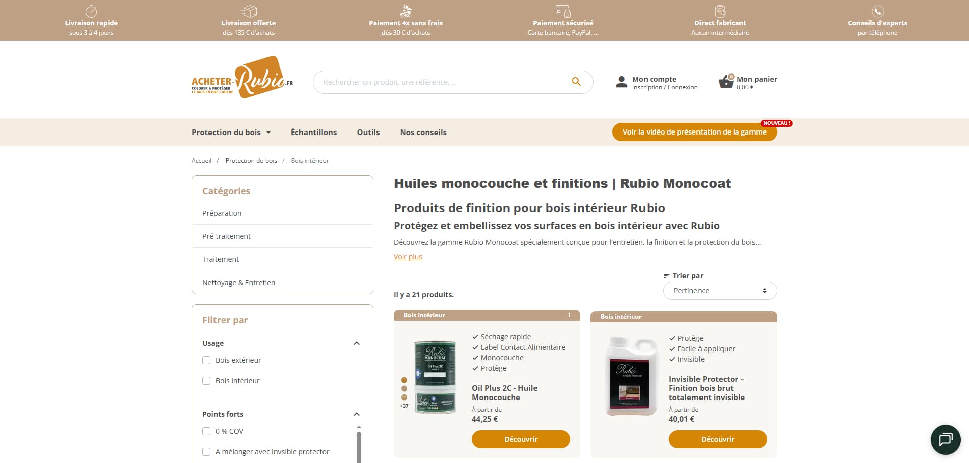 Acheter-Rubio Code promo