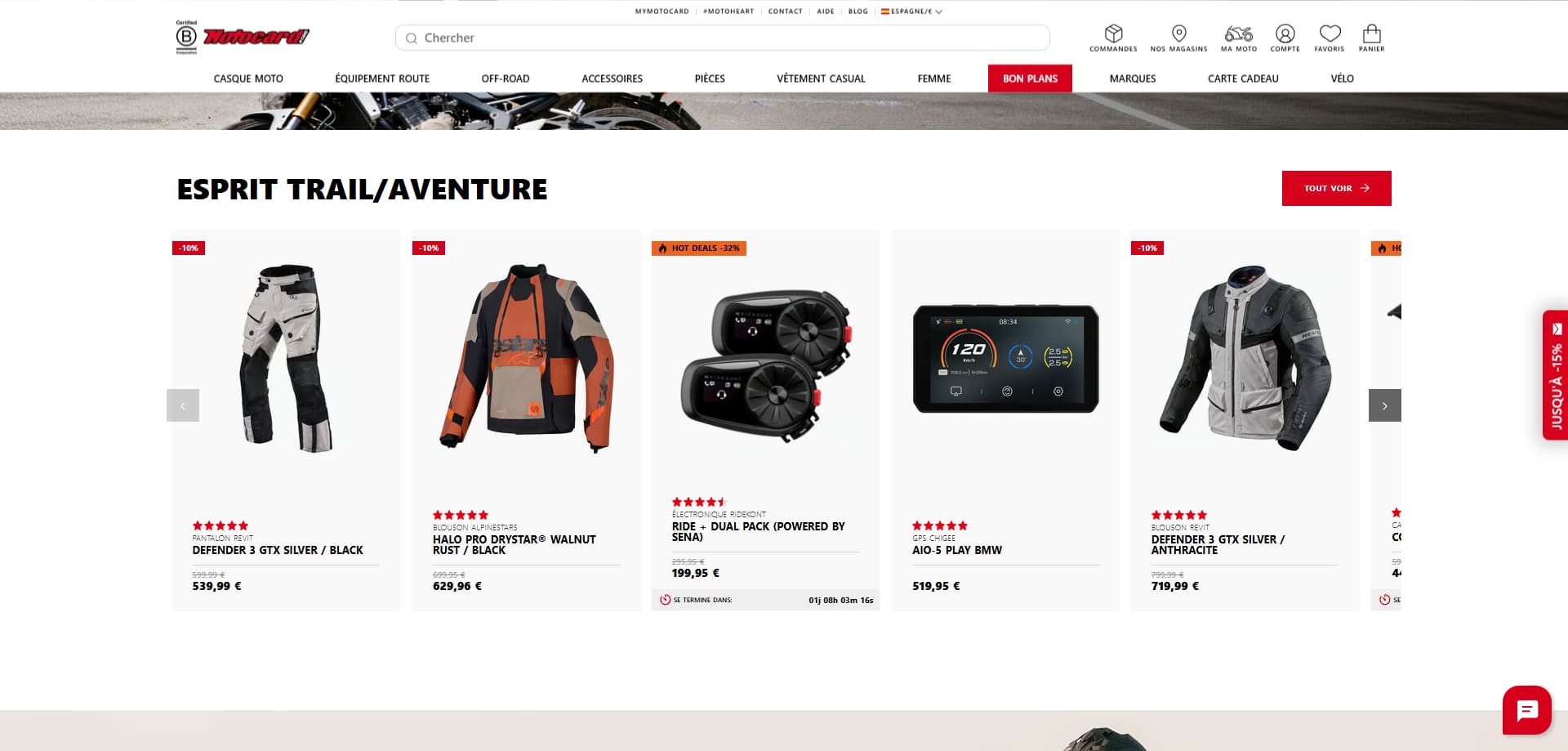 Motocard Bon d'achat