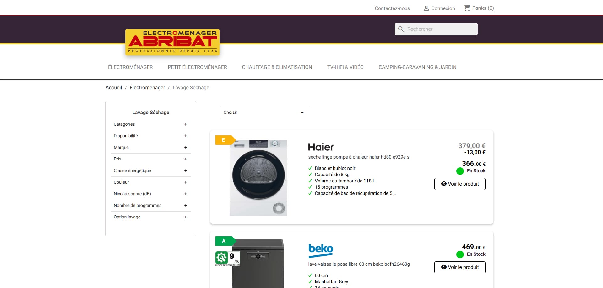 Abribat electroménager