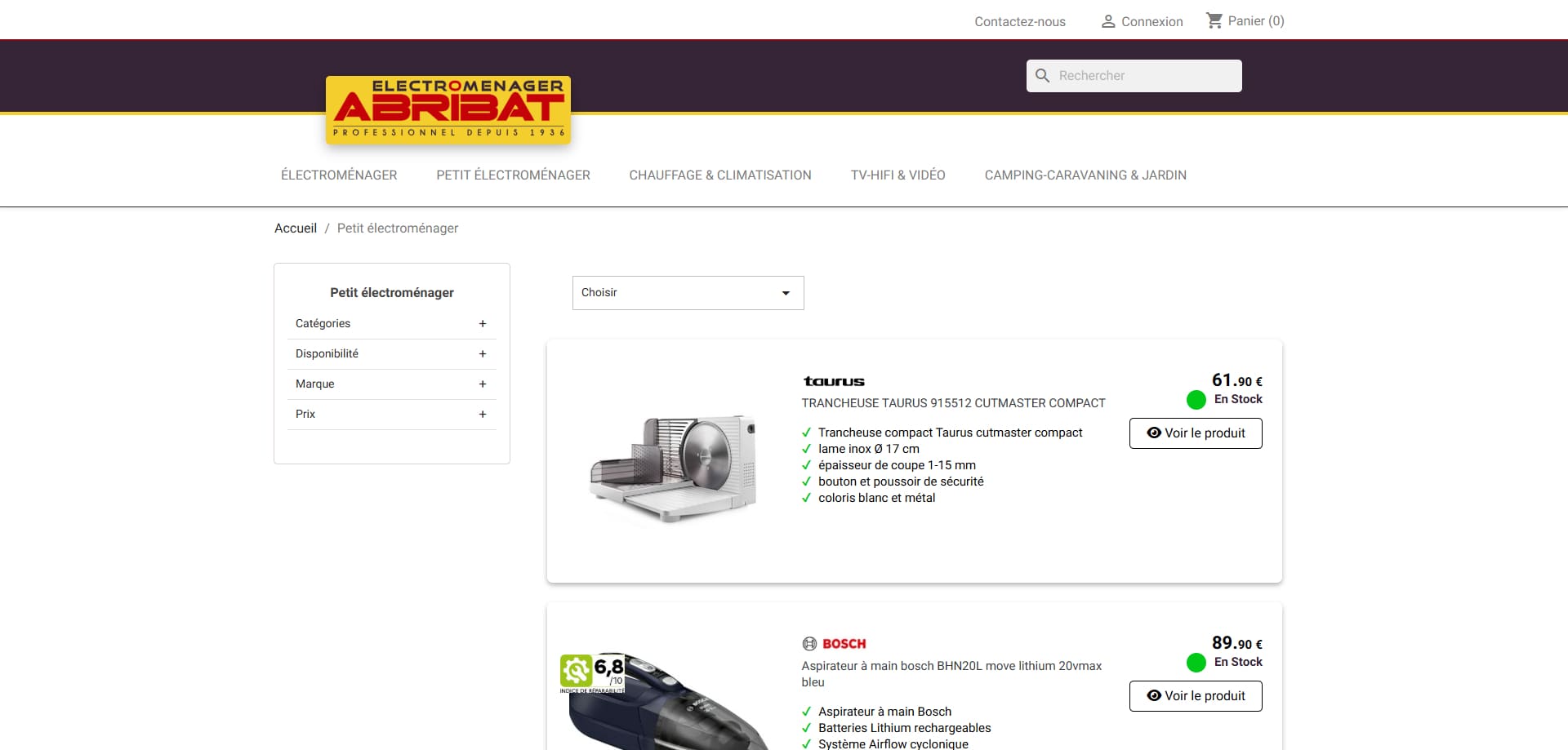 Abribat electroménager