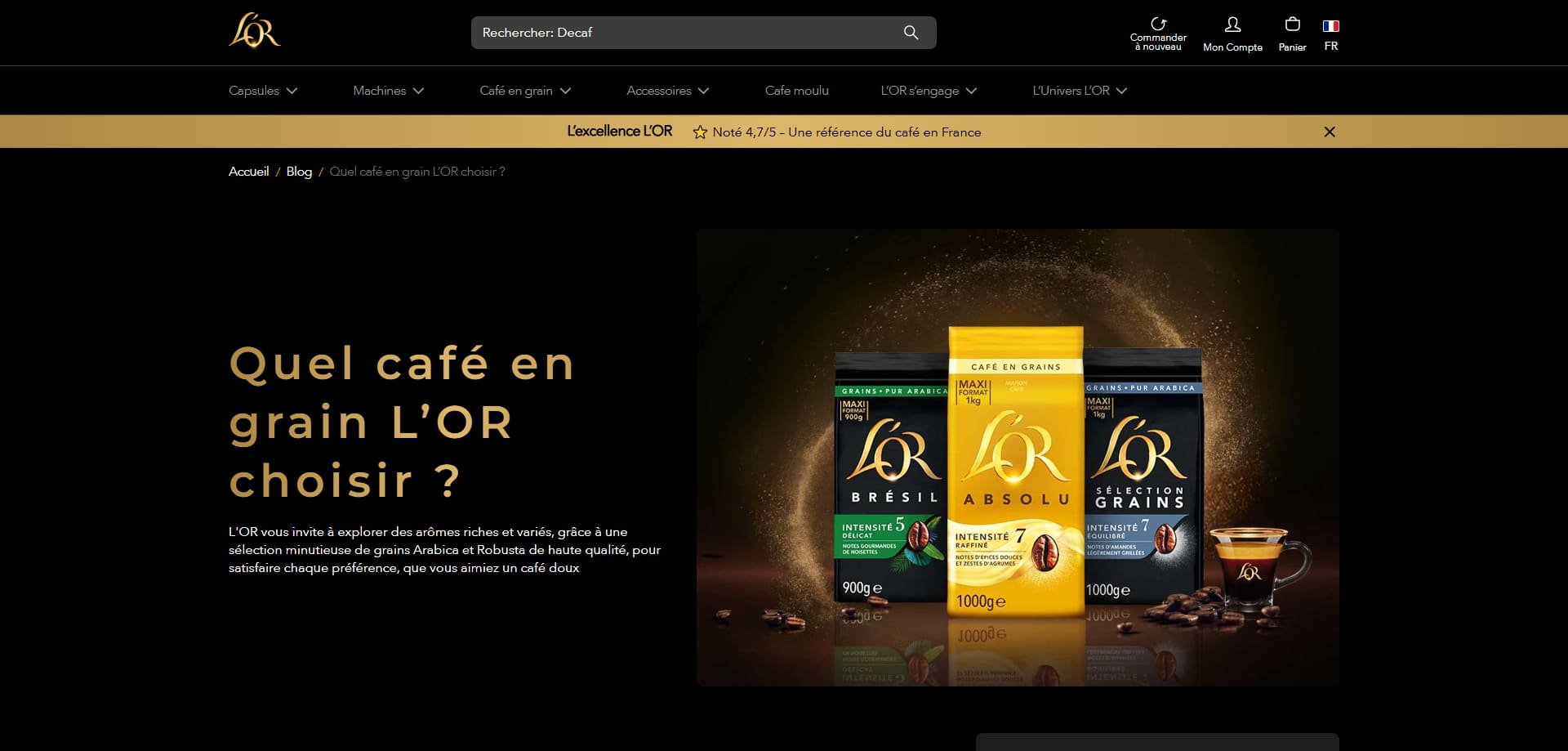 L'OR Espresso Bons de réduction