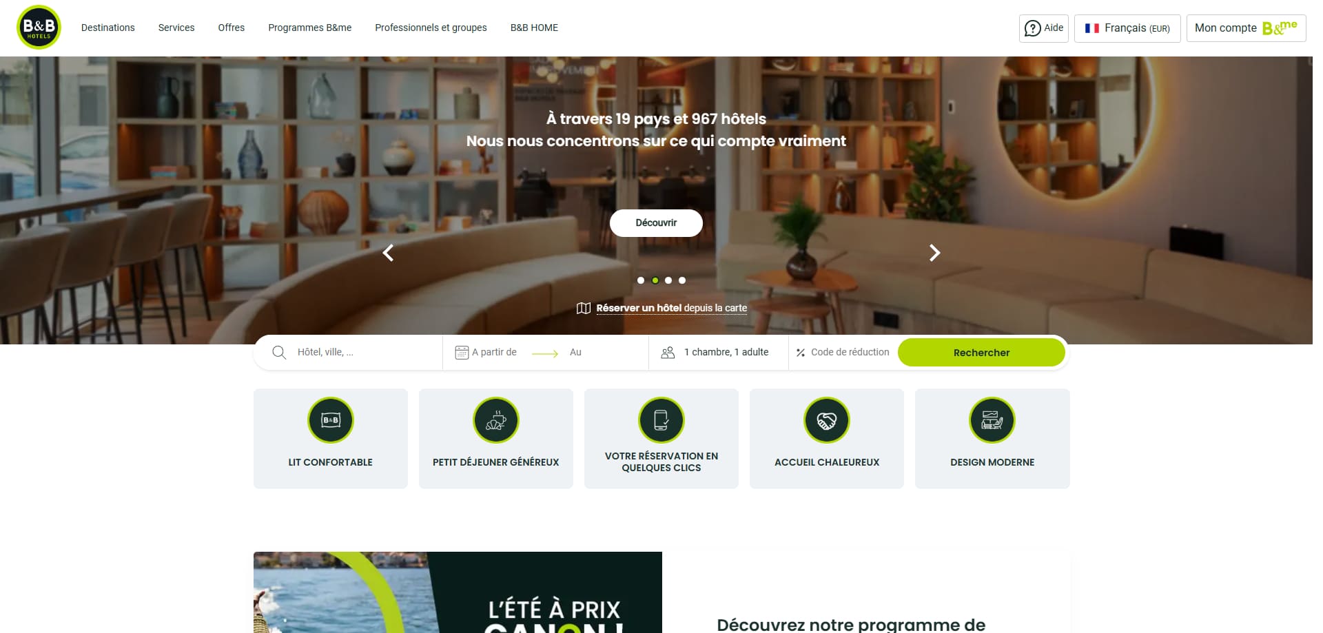 B&B Code de réduction