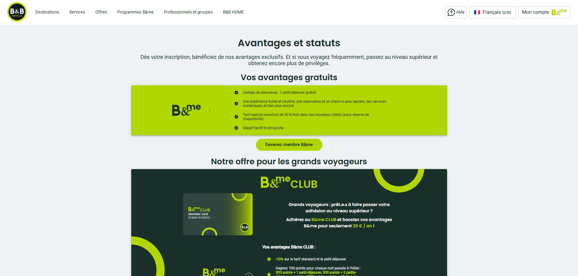 B&B Code de réduction