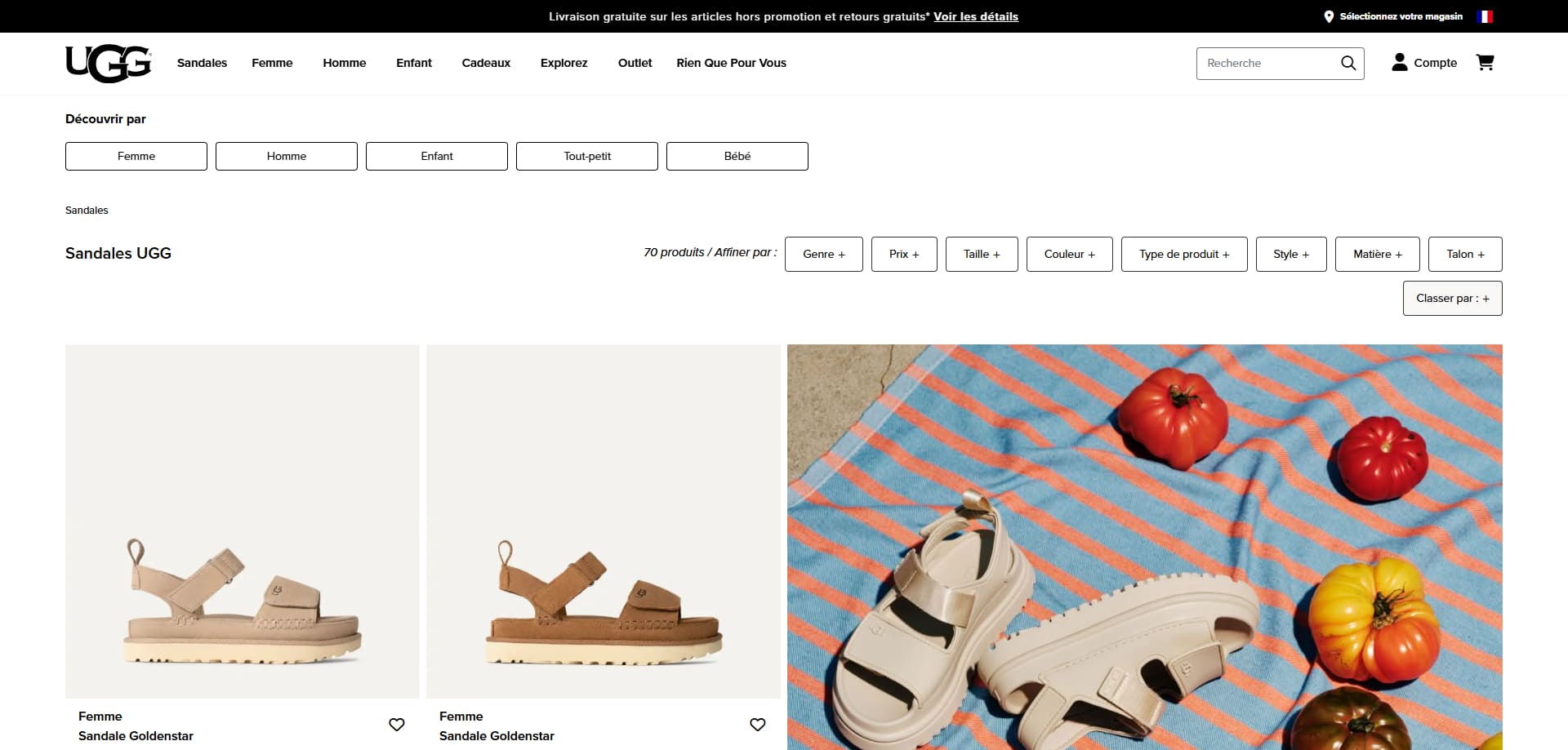 UGG Bon d'achat