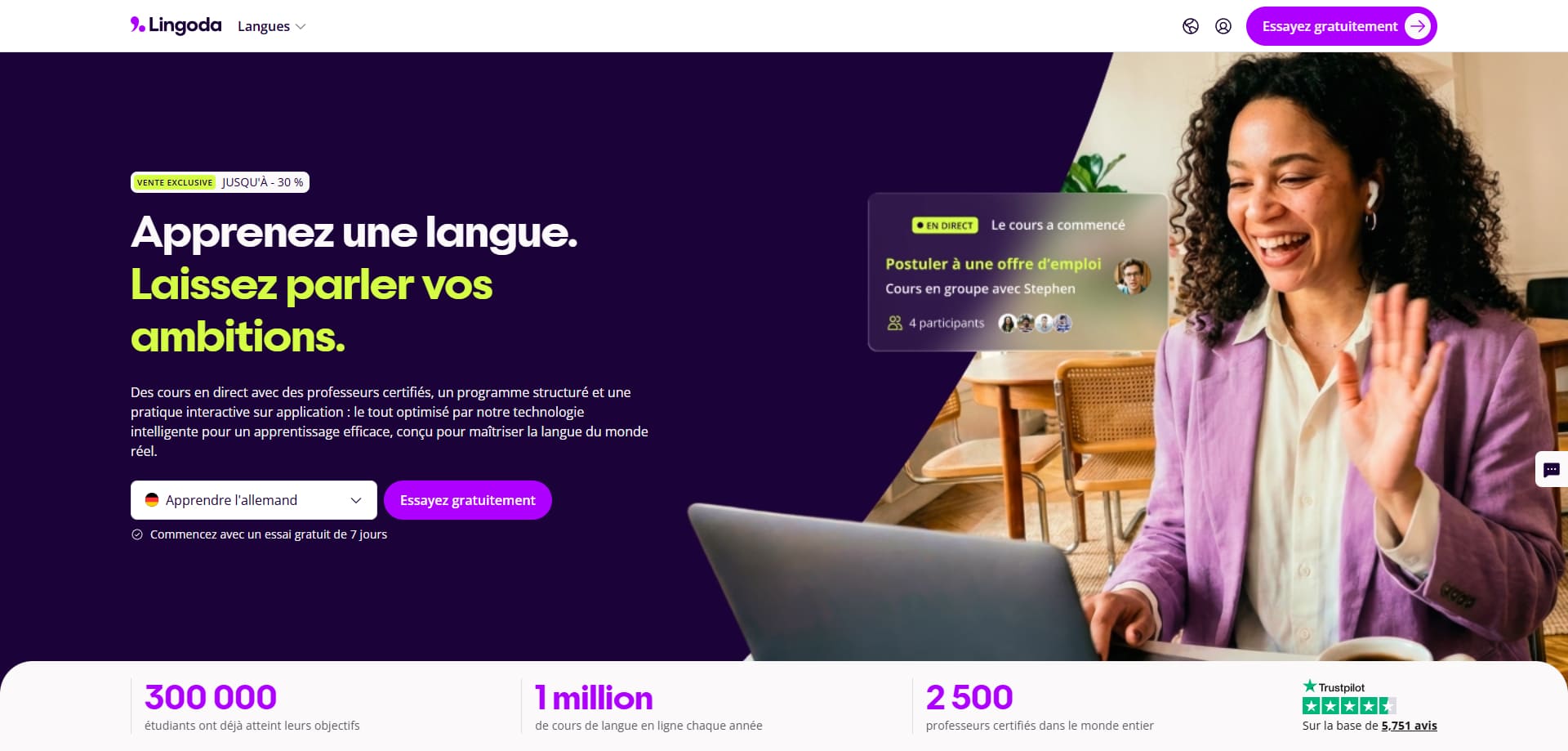 code promo Lingoda