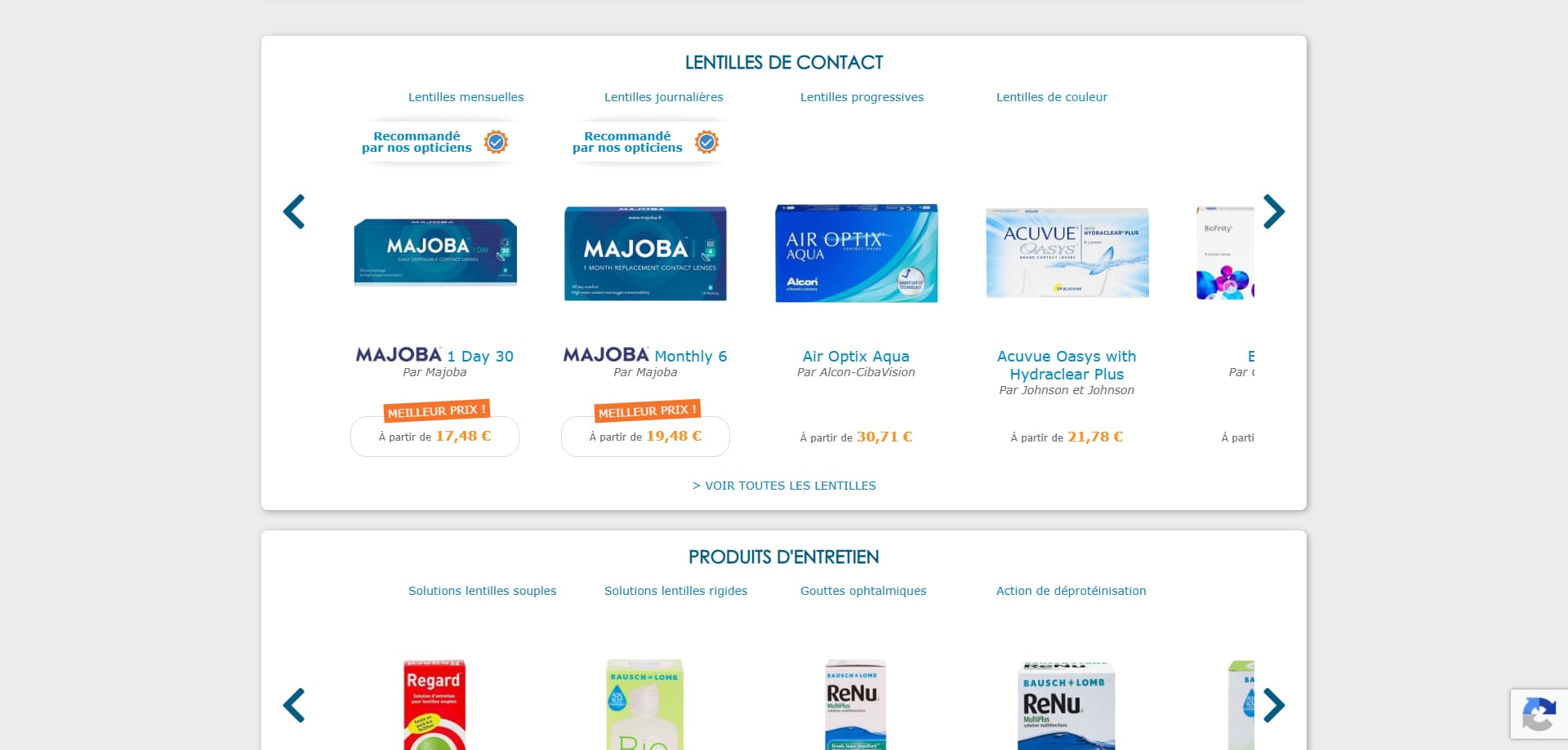 1000 lentilles