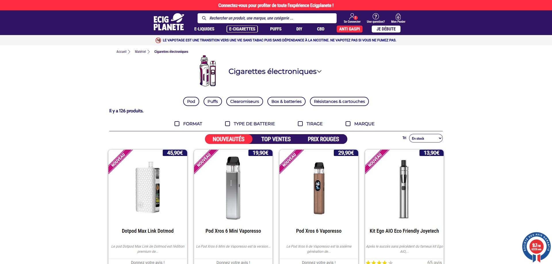 Ecigplanete