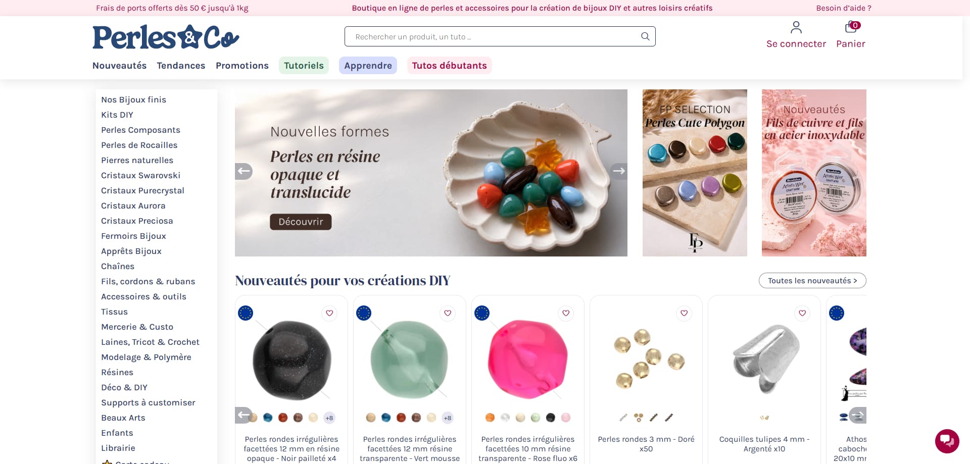 code promo Perles And Co