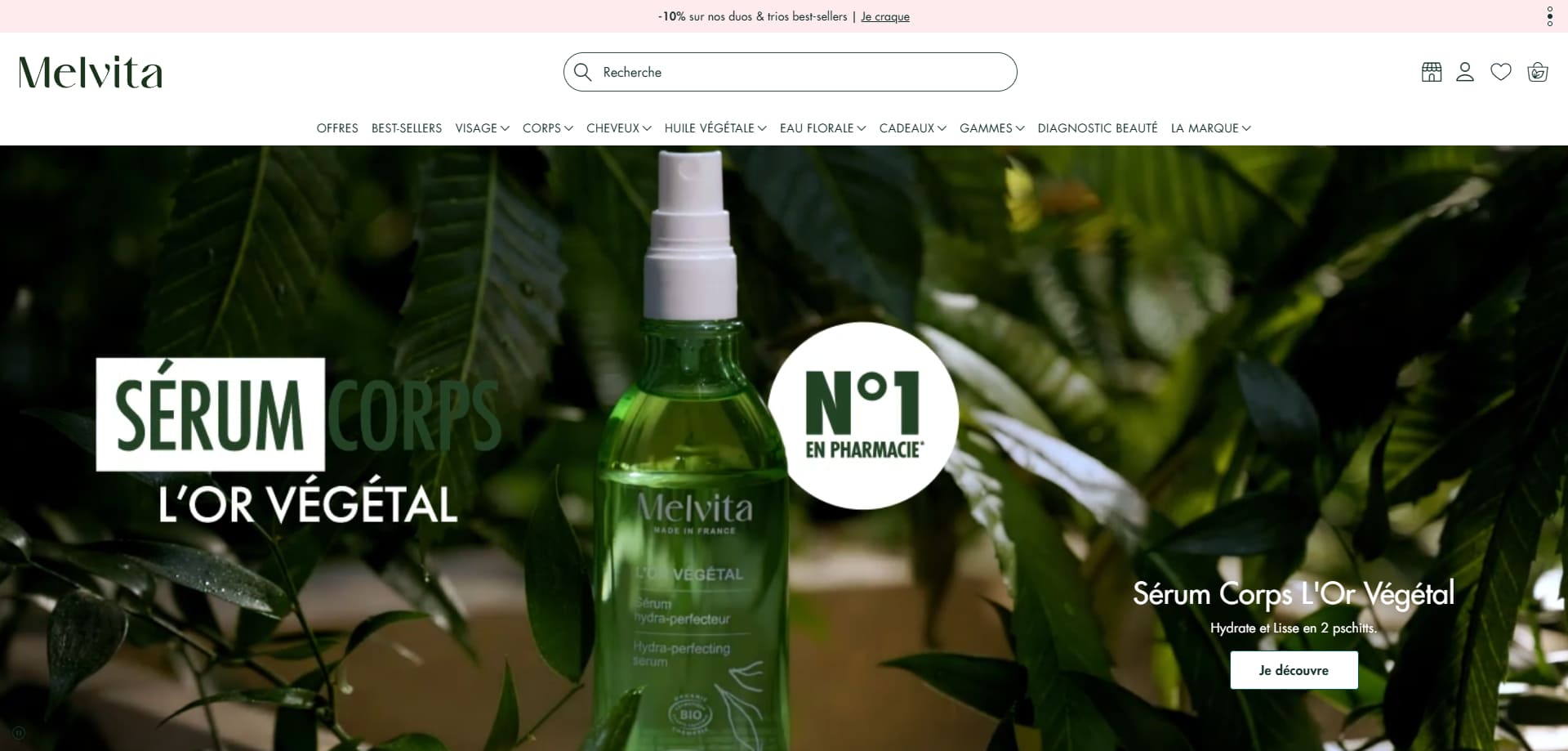 code promo Melvita