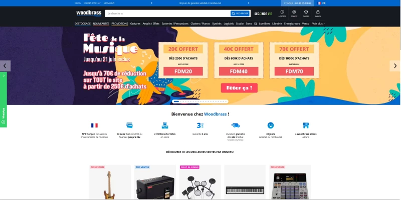 code promo Woodbrass