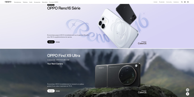 code promo Oppo