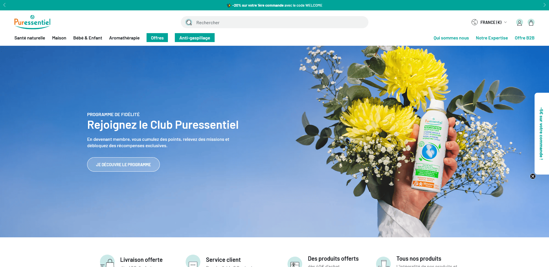 code promo Puressentiel