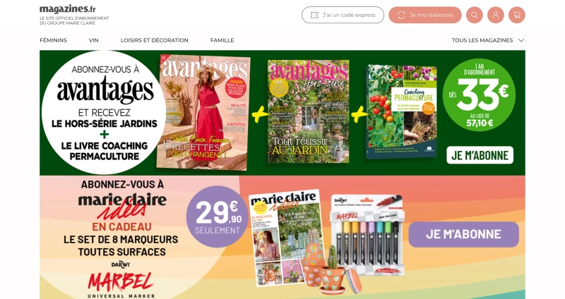 code promo Magazines.fr