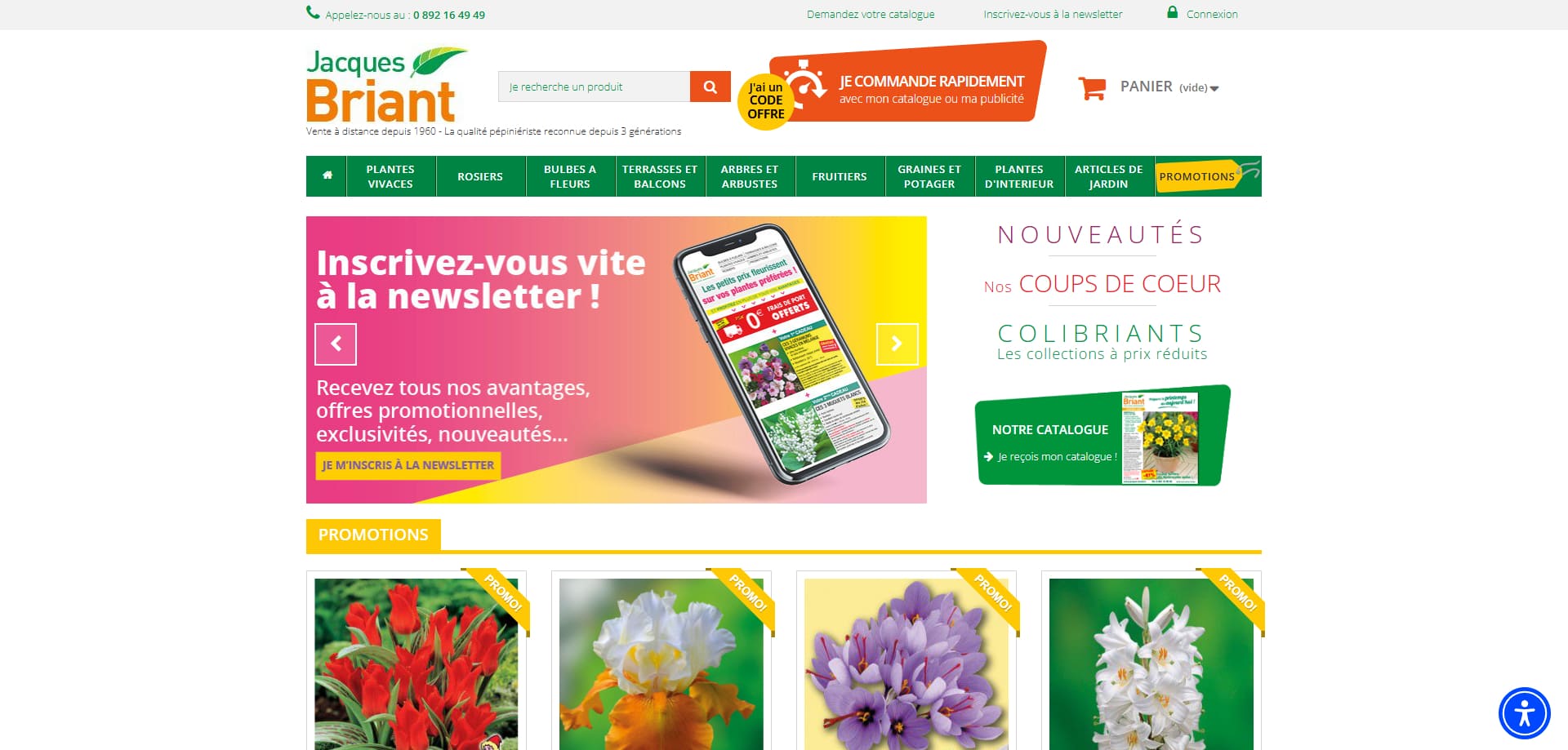 code promo Jacques Briant
