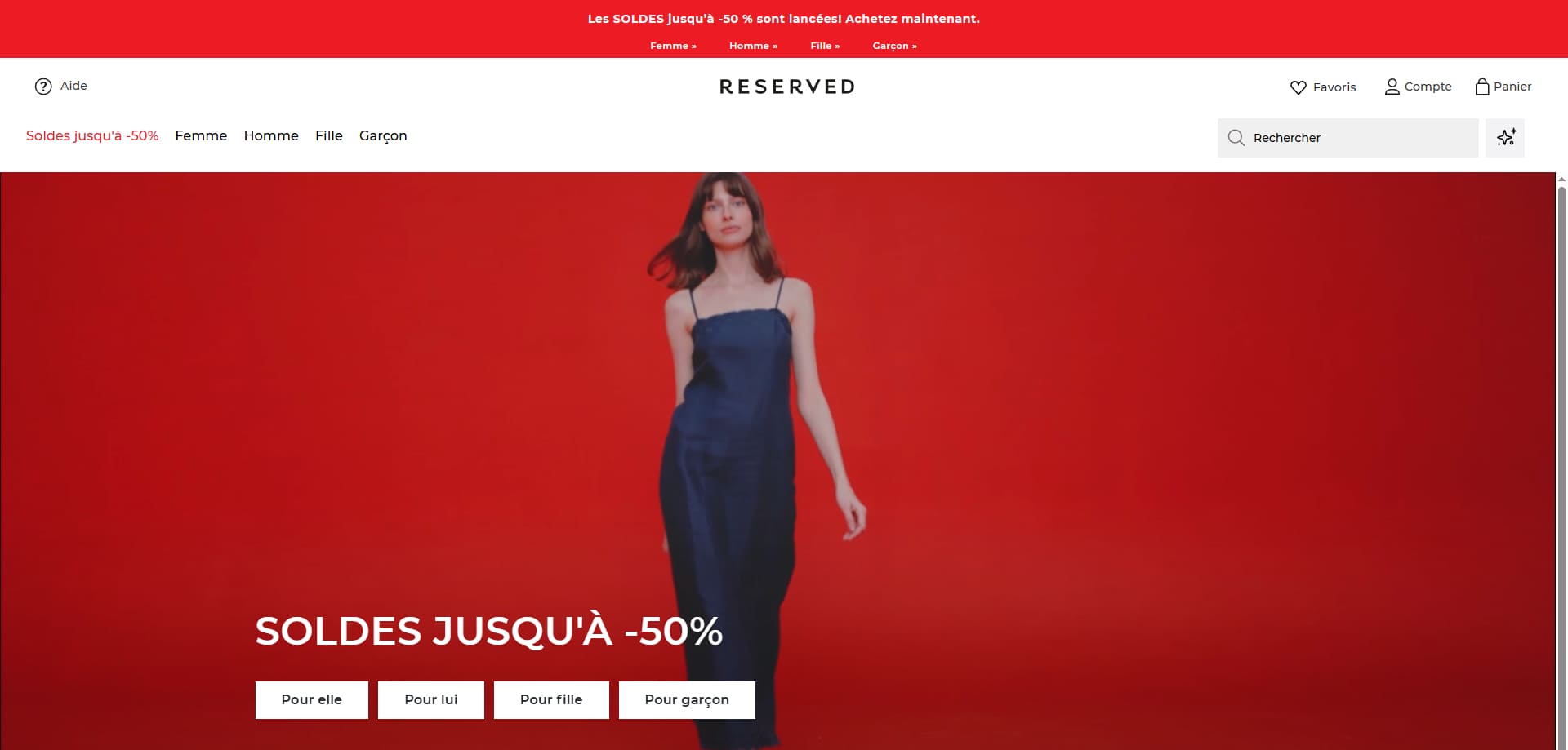 code promo Reserved