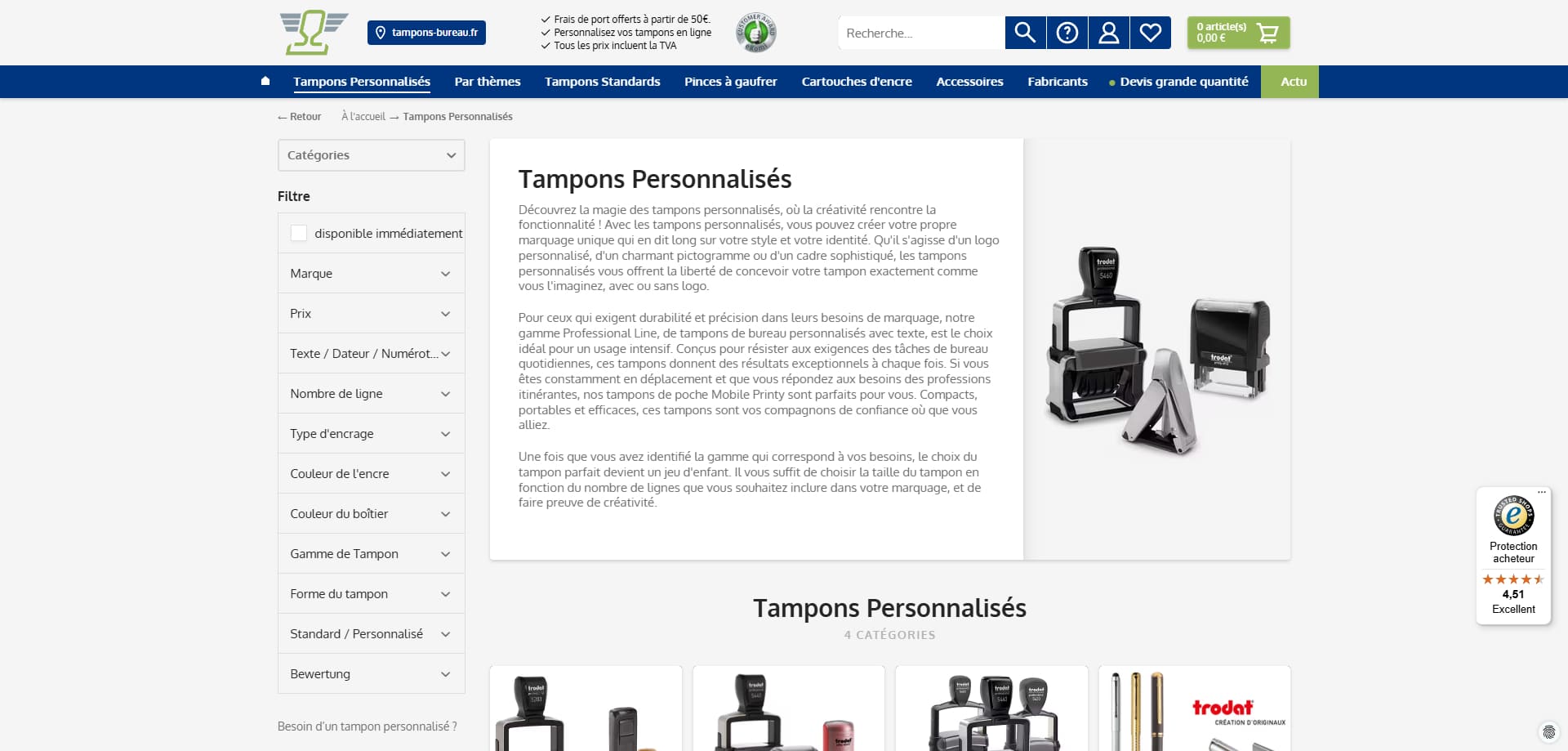 Tampons Bureau
