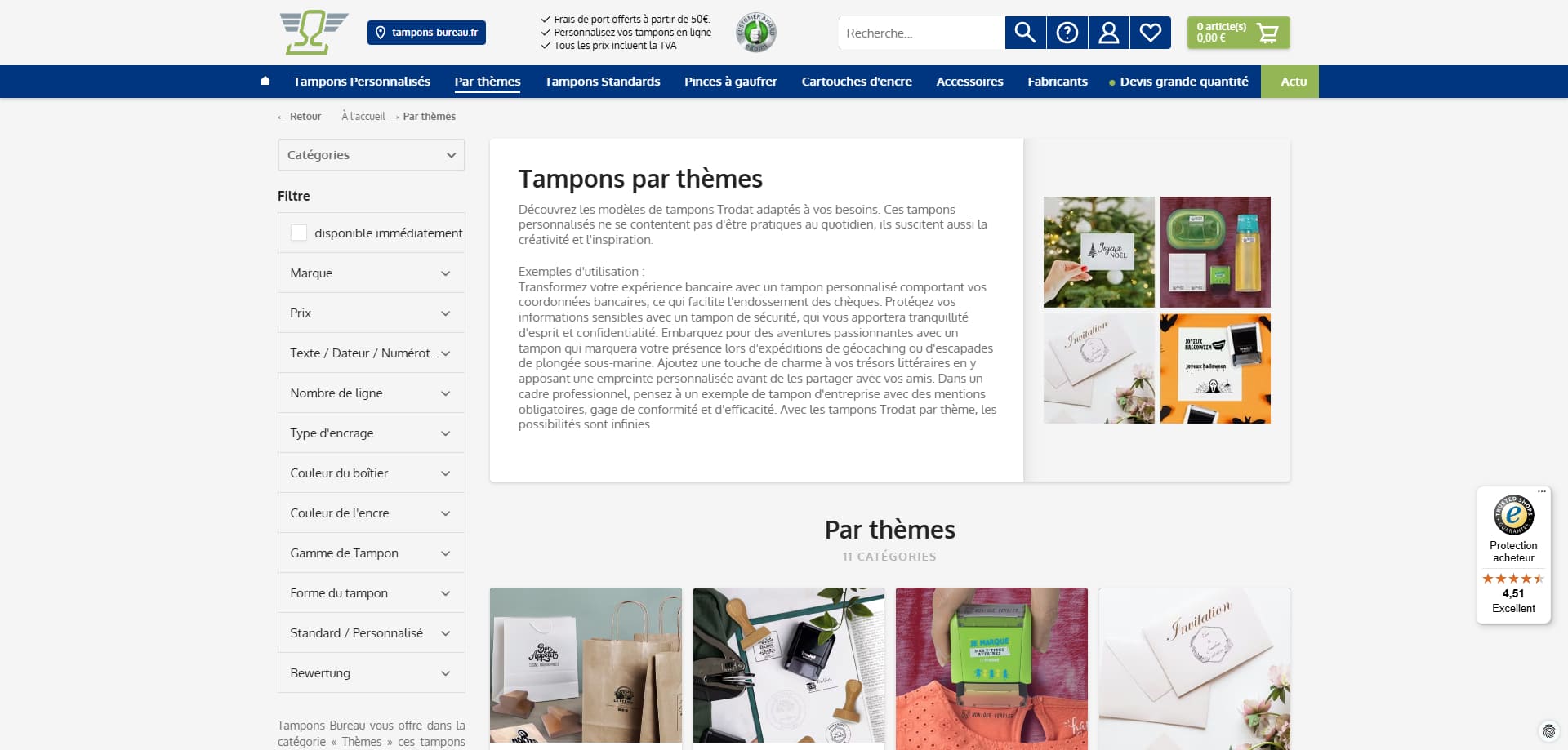 Tampons Bureau