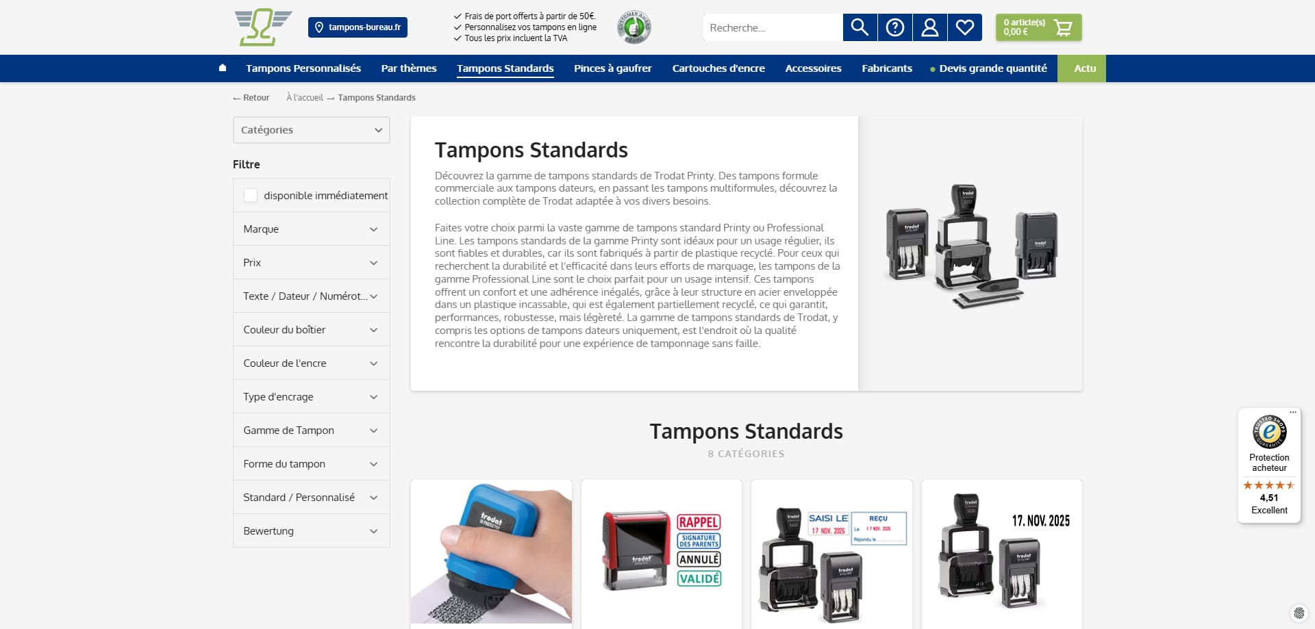 Tampons Bureau