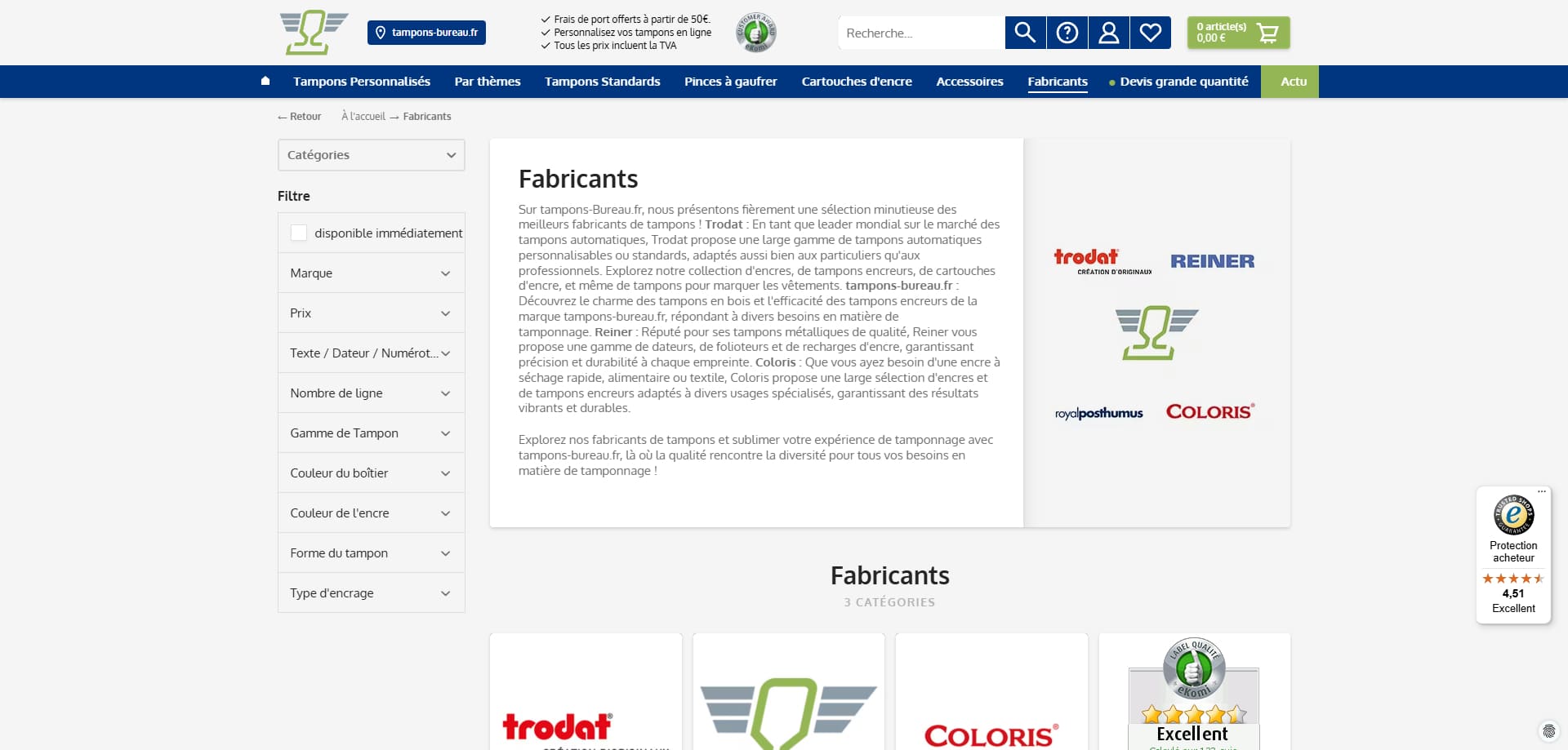 Tampons Bureau