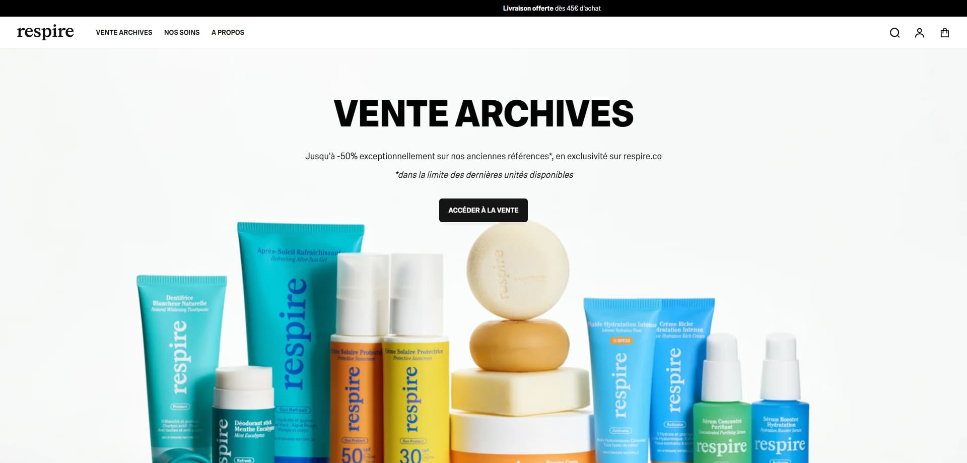 code promo Respire