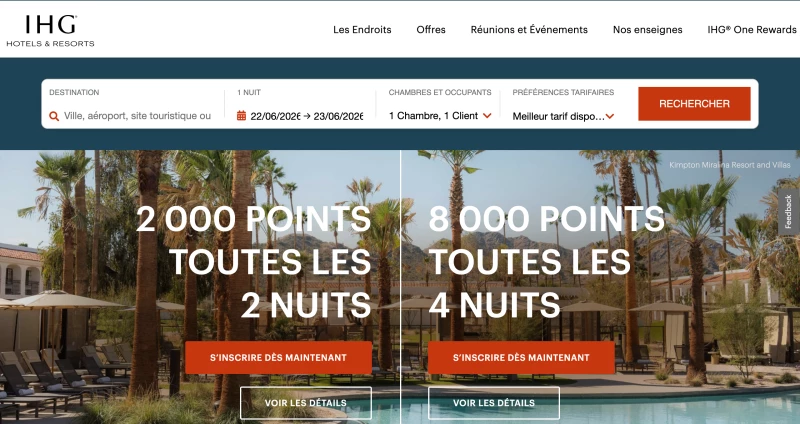 code promo IHG