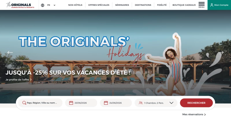 code promo The Originals Hotels