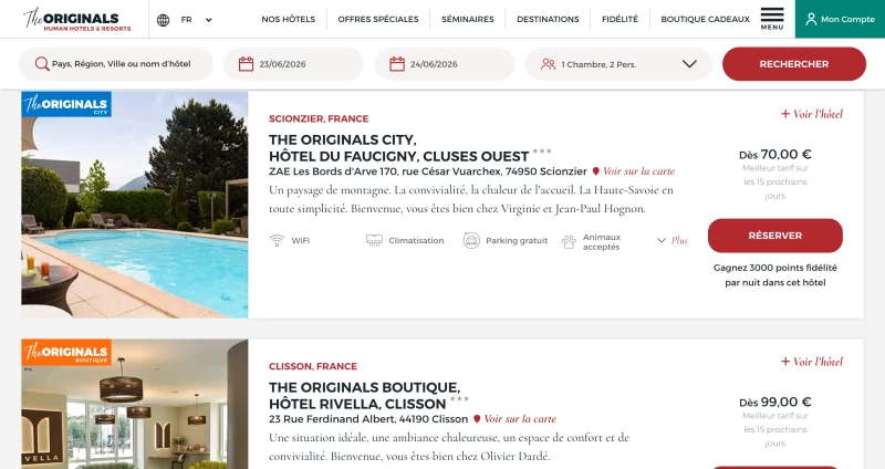 The Originals Hotels